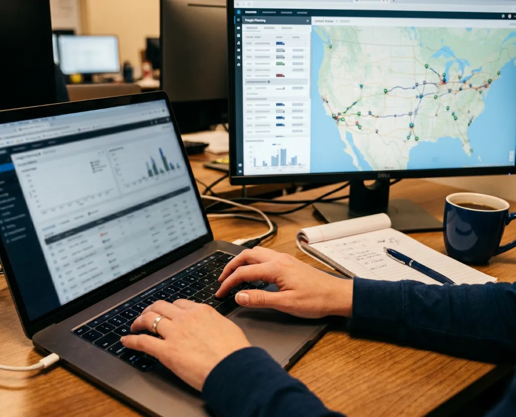 Areesit dispatcher planning Dry Van loads